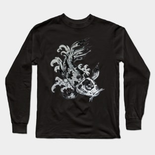 A short walk with a Japanese Koi Fish Long Sleeve T-Shirt